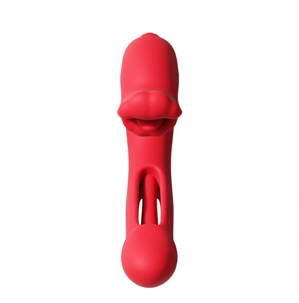 MizzZee - XIAOLANG Tongue Lick Slap Vibrator (Chargeable - Red) MizzZee - XIAOLANG Tongue Lick Slap Vibrator (Chargeable - Red)